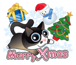 Snowshoe Cat Lumang -Let's Party!! sticker #9180876