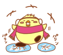 Lady chick Hiyotaso ~winter days~ sticker #9181166
