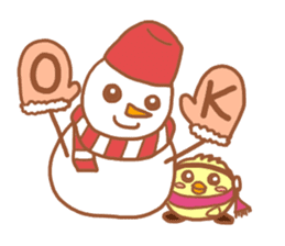 Lady chick Hiyotaso ~winter days~ sticker #9181173