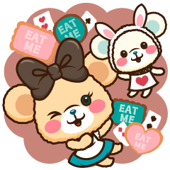 Alice in Wonderland bears