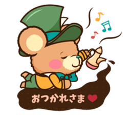 Alice in Wonderland bears sticker #9181411