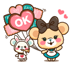 Alice in Wonderland bears sticker #9181412