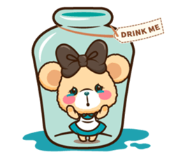 Alice in Wonderland bears sticker #9181428