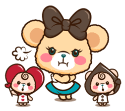 Alice in Wonderland bears sticker #9181430