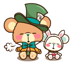 Alice in Wonderland bears sticker #9181432