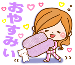 Leisurely a girlfriend 7  pastel color sticker #9181522