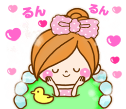Leisurely a girlfriend 7  pastel color sticker #9181527
