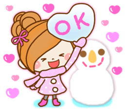 Leisurely a girlfriend 7  pastel color sticker #9181528