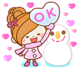 Leisurely a girlfriend 7 pastel color sticker #9181528