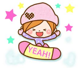 Leisurely a girlfriend 7  pastel color sticker #9181531