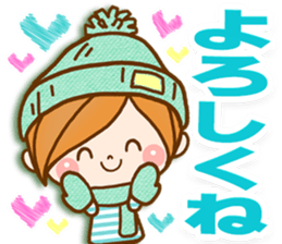 Leisurely a girlfriend 7  pastel color sticker #9181534