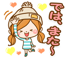 Leisurely a girlfriend 7  pastel color sticker #9181553