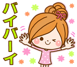 Leisurely a girlfriend 7 pastel color sticker #9181554