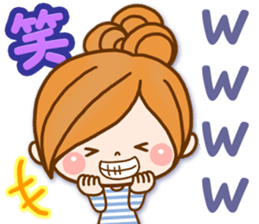 Leisurely a girlfriend 7  pastel color sticker #9181555