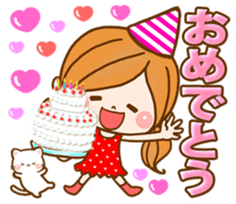 Leisurely a girlfriend 7  pastel color sticker #9181556