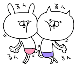 Miscellaneous too rabbit and cat. again sticker #9182019