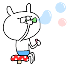 Miscellaneous too rabbit and cat. again sticker #9182036