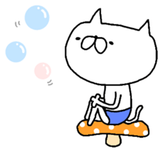 Miscellaneous too rabbit and cat. again sticker #9182037