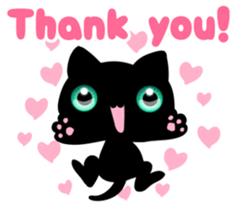 Black Kitty sticker #9182120