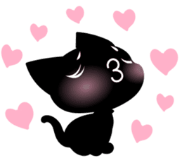 Black Kitty sticker #9182122