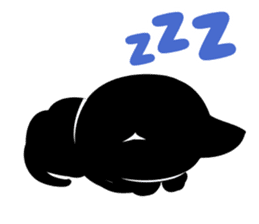 Black Kitty sticker #9182144