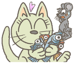 Cat / Chat 5 English ver. sticker #9182735