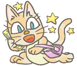 Cat / Chat 5 English ver. sticker #9182740