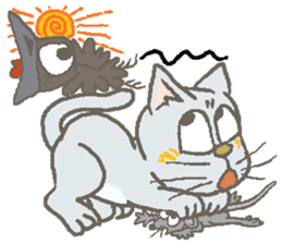 Cat / Chat 5 English ver. sticker #9182752