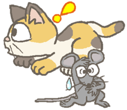 Cat / Chat 5 English ver. sticker #9182753