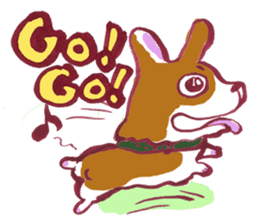 Let's play, Corgi! sticker #9182885
