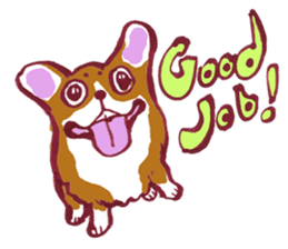 Let's play, Corgi! sticker #9182912