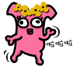 Daily routine of the Fries-Rabbit No.2 sticker #9183768