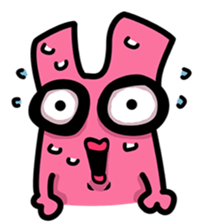 Daily routine of the Fries-Rabbit No.2 sticker #9183779