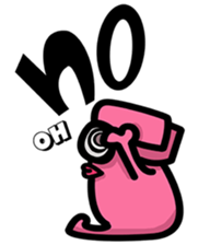 Daily routine of the Fries-Rabbit No.2 sticker #9183786