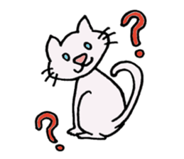 cat&dog,good friends sticker #9183858