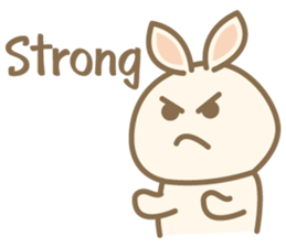 Rabbit Beige sticker #9184105