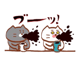 Nyankotachinoatsuinemuri 2 sticker #9184380