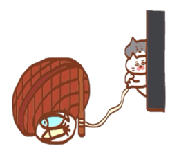 Nyankotachinoatsuinemuri 2 sticker #9184396