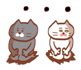 Nyankotachinoatsuinemuri 2 sticker #9184399