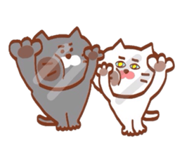 Nyankotachinoatsuinemuri 2 sticker #9184405