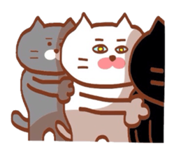 Nyankotachinoatsuinemuri 2 sticker #9184408