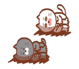 Nyankotachinoatsuinemuri 2 sticker #9184415