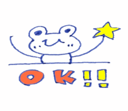 pretty frog everylife sticker #9184540