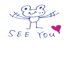 pretty frog everylife sticker #9184544
