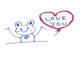 pretty frog everylife sticker #9184564