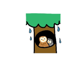 Owls hoot sticker #9184642