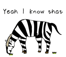 Zebra-senpai(en) sticker #9184869