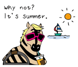 Zebra-senpai(en) sticker #9184871