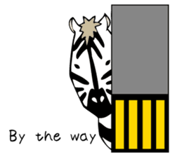 Zebra-senpai(en) sticker #9184872