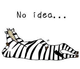 Zebra-senpai(en) sticker #9184889